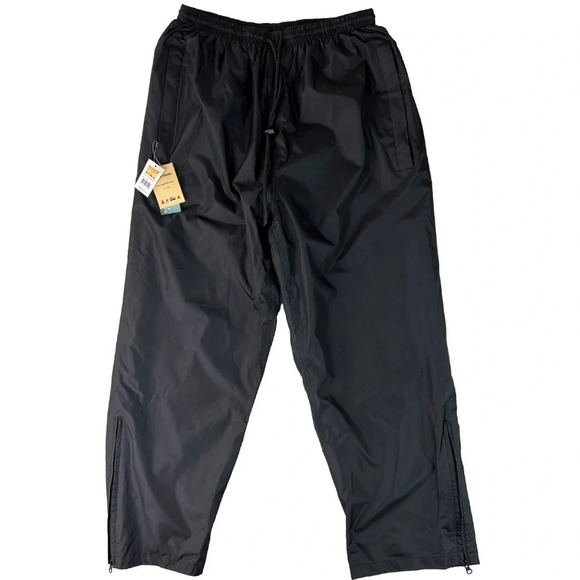 Cold Storage NWT Foul Weather Gear Outdoor Pants Men's Medium Black Hiking Camp - Picture 1 of 14